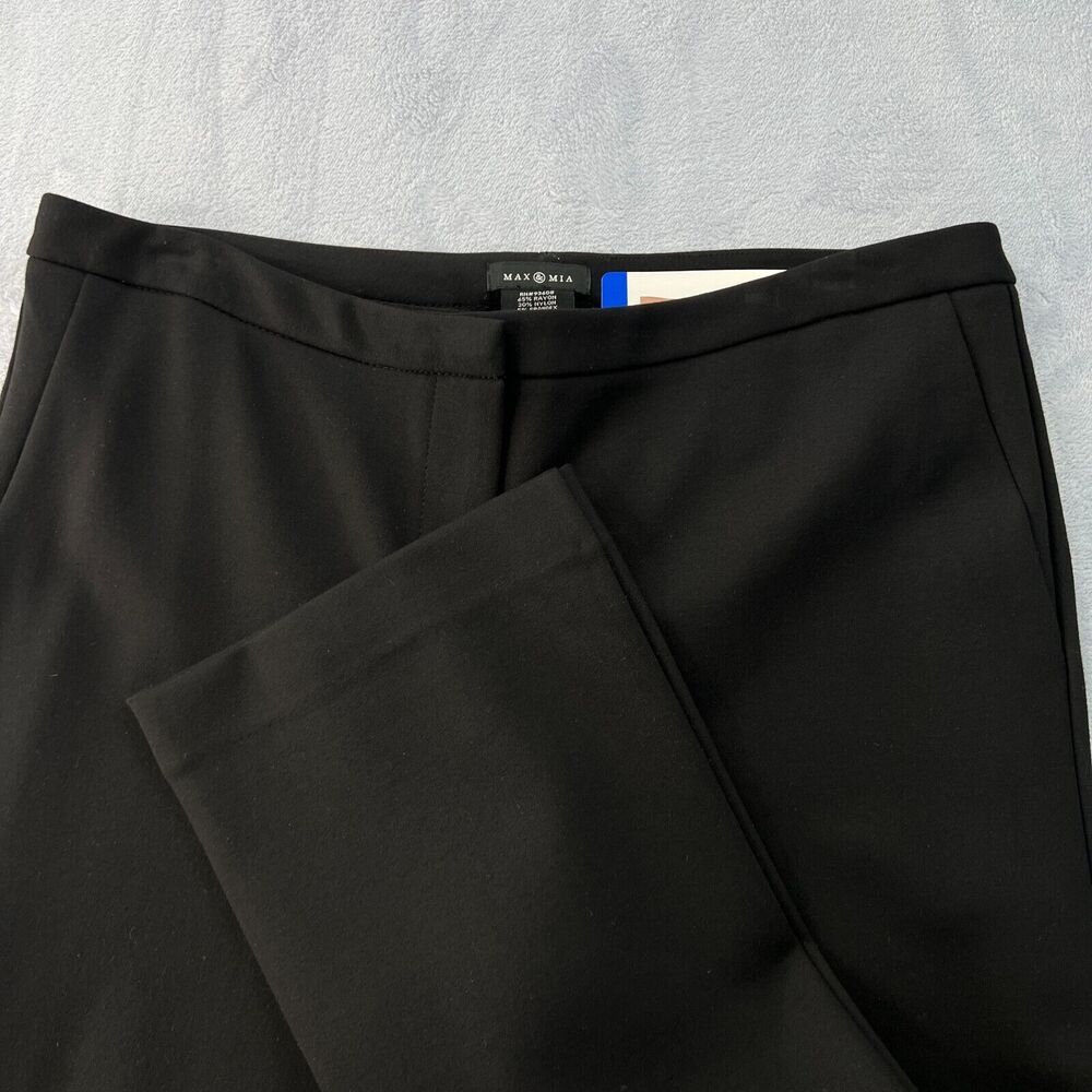 Max‎ & Mia Dress Pants Relaxed Straight Leg Trousers Career Women's Size Large